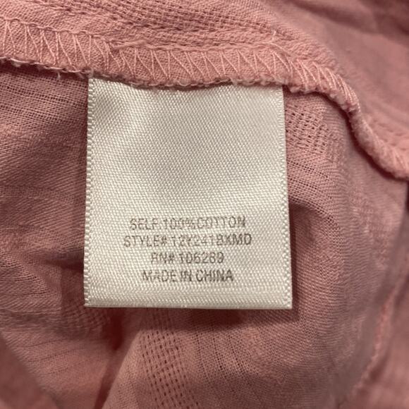 Mi Ami x Francesca’s Pink Blush Button Balloon Sleeve Blouse NWT Sz 3X - Picture 13 of 14